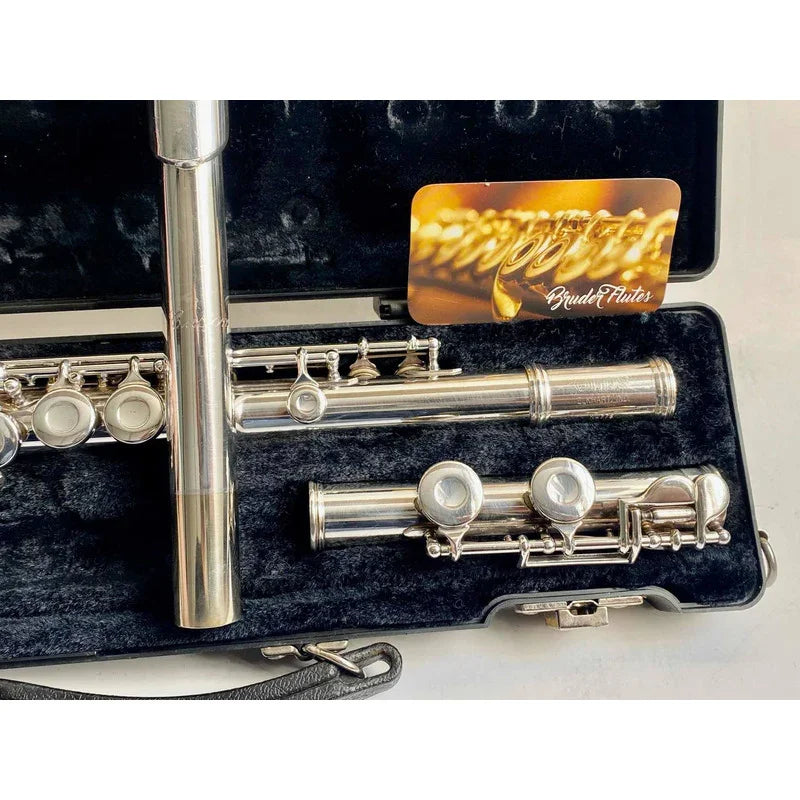 Flauta Transversal Olds Na77 S-  Made In U S A #17 Prata