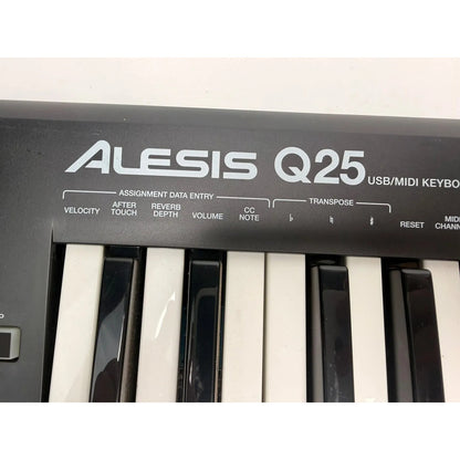 Controlador Midi Alesis Q25 25 Teclas Preto