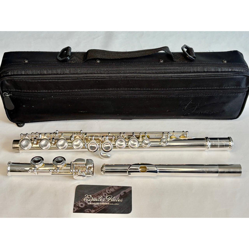 Flauta Transv Trevor James Tj 10xe /p Lab Riser Prata Rec Mi Prata