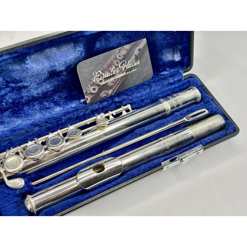 Flauta Transversal Haynes Amadeus AF500 - Porta Lábio + Riser Prata Macica #95