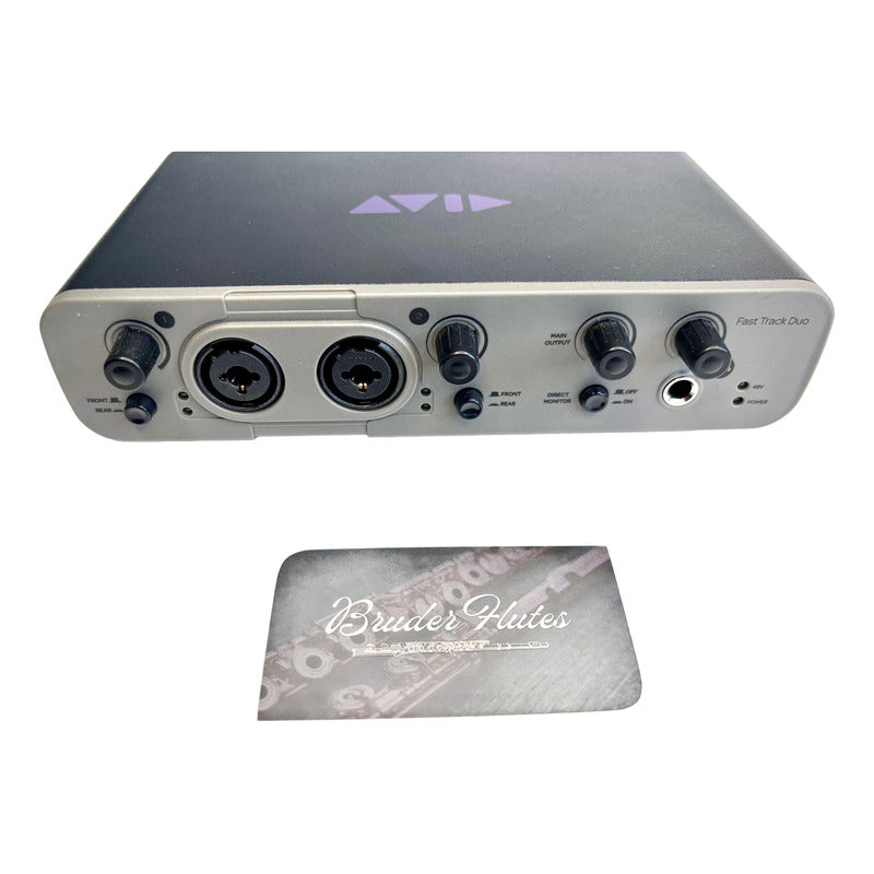 Interface Avid Fast Track Duo / U S A  #34 Prata 127/220v