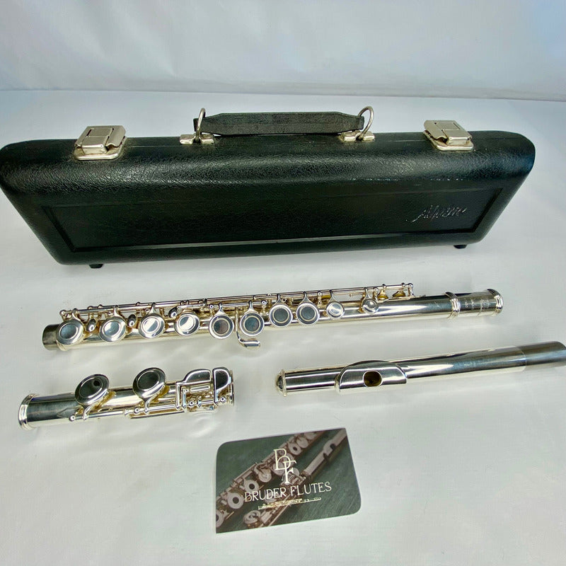 Flauta Transversal Alpine Dehan - Made In U S A    Prata #12 Prata