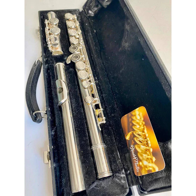 Flauta Transversal Olds Na77sj Ii - Made In U S A #13 Custom Prata