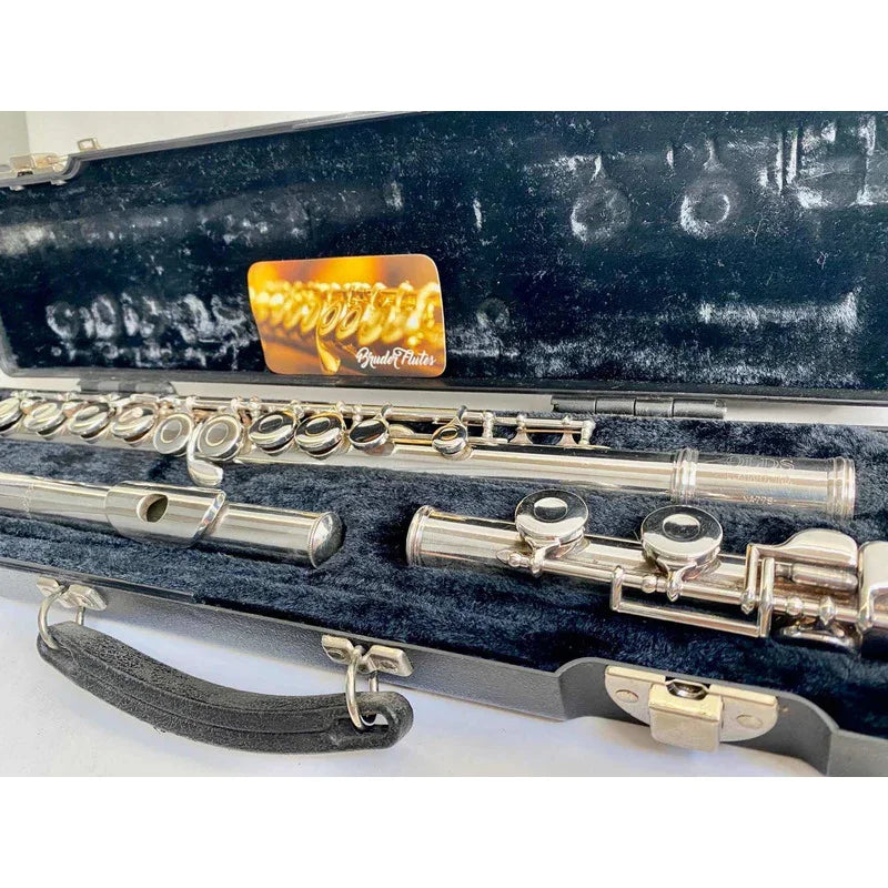 Flauta Transversal Olds Na77 S-  Made In U S A #17 Prata