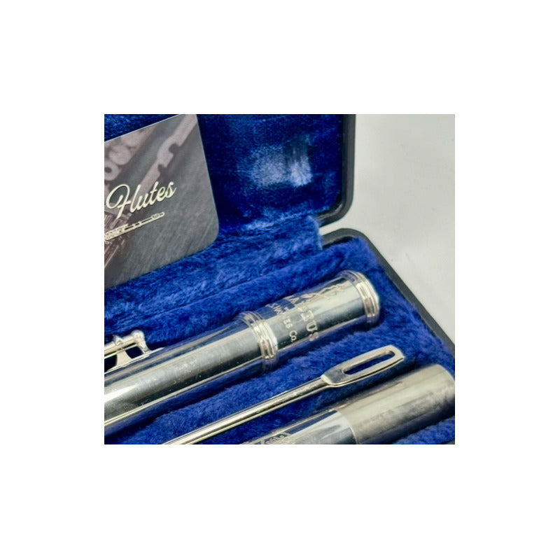 Flauta Transversal Haynes Amadeus AF500 - Porta Lábio + Riser Prata Macica #95