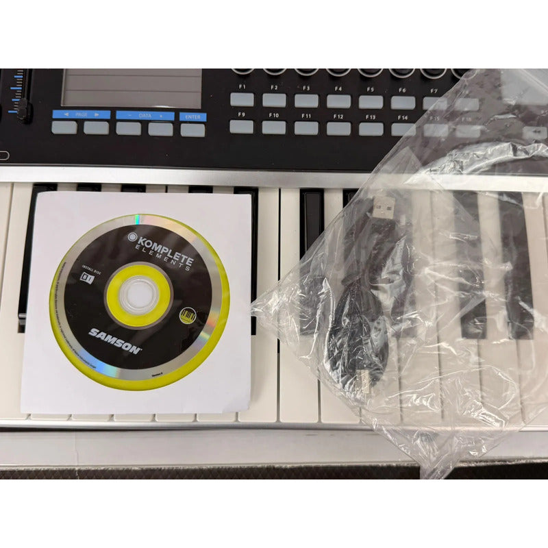 Controlador Midi Samson 49 Teclas Graphite 49 Usb