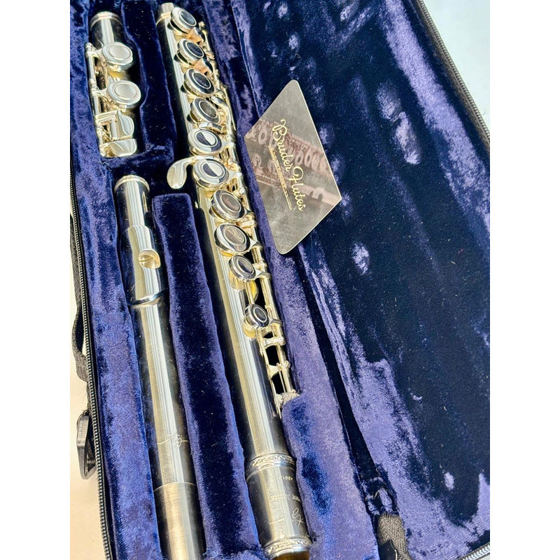 Flauta Transv Trevor James Tj 10xe /p Lab Riser Prata Rec Mi Prata