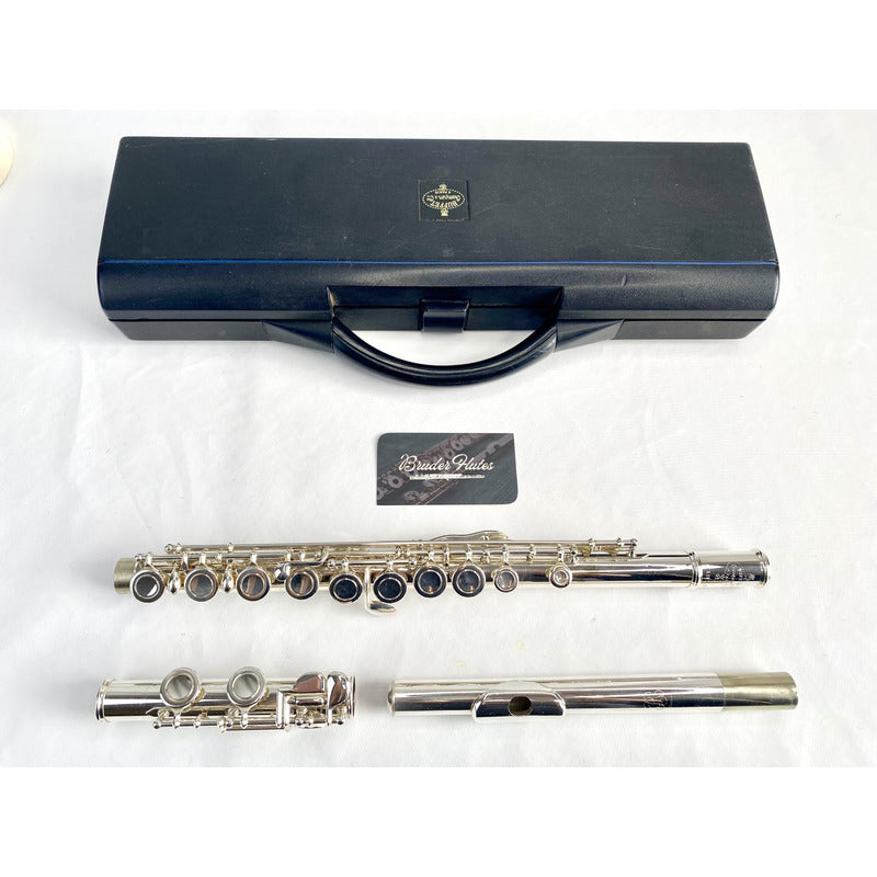 Flauta Transversal Buffet Crampon Bc6010 - Made England  #98 Prata