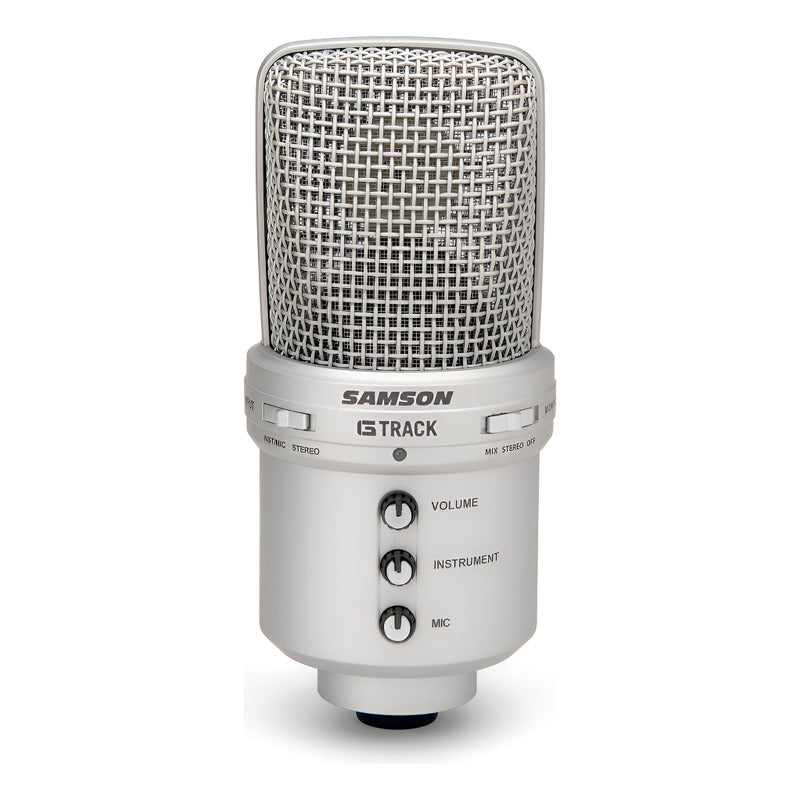 Microfone Samson G Track - Made In Usa - Item Mostruário Cinza