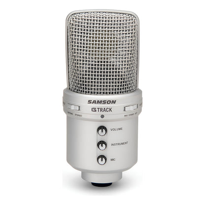 Microfone Samson G Track - Made In Usa - Item Mostruário Cinza