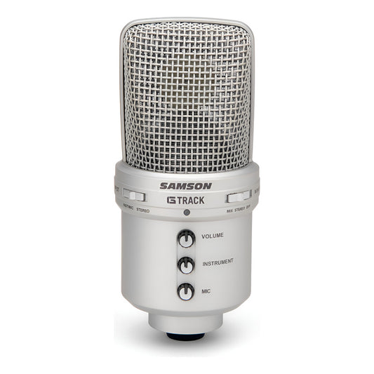 Microfone Samson G Track - Made In Usa - Item Mostruário Cinza