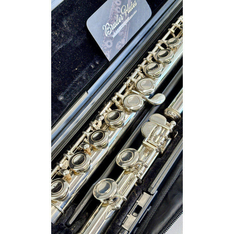 Flauta Transversal Yamaha 221 Silver / Made Japan  #122 Prata