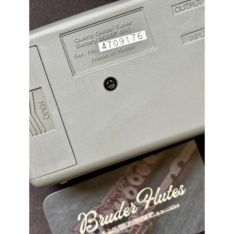 Afinador Signal Flex Sf60 - Made In Korea Preto