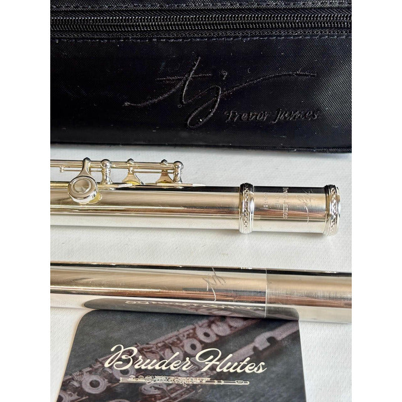 Flauta Transv Trevor James Tj 10xe /p Lab Riser Prata Rec Mi Prata