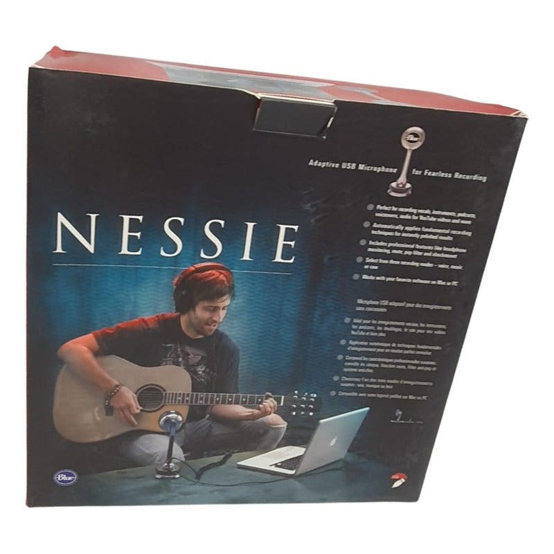 Microfone Blue Nessie - Novo Na Caixa - Usa Prateado
