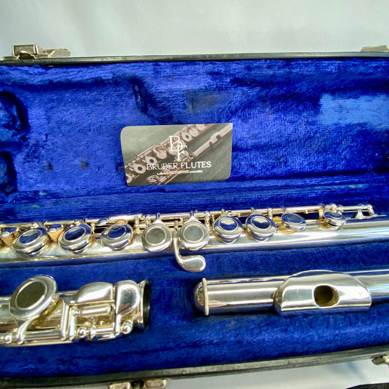 Flauta Transversal Alpine Dehan - Made In U S A    Prata #12 Prata