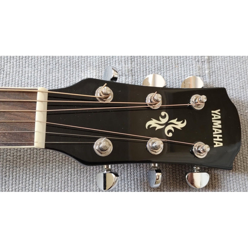 Violão Yamaha Apx 500 Bl / Eletroacústico + Hard Case  Black Destro