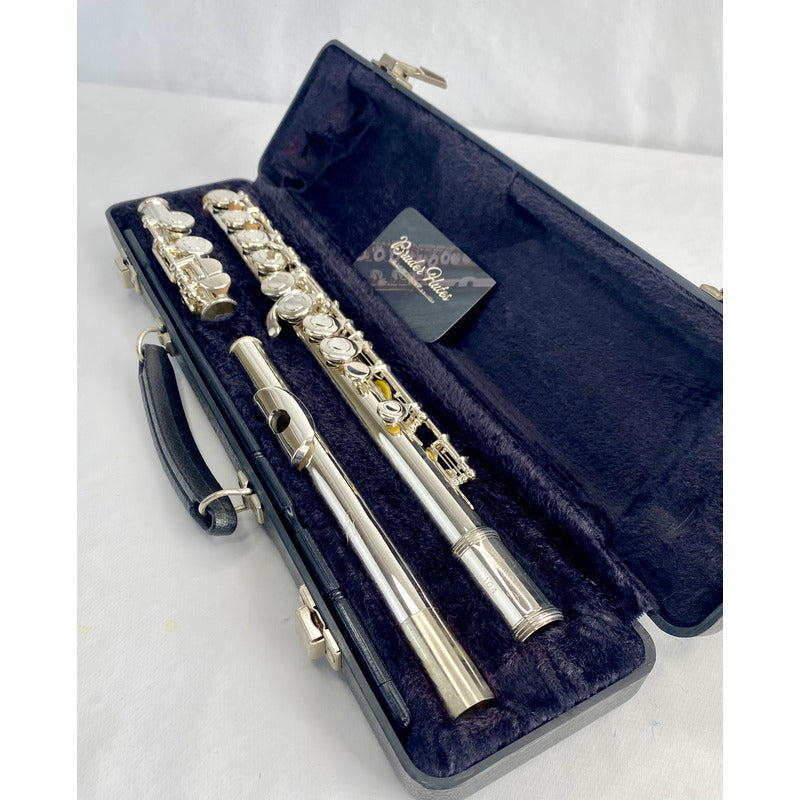 Flauta Transversal Armstrong 104  - Made In U S A #58 Prata