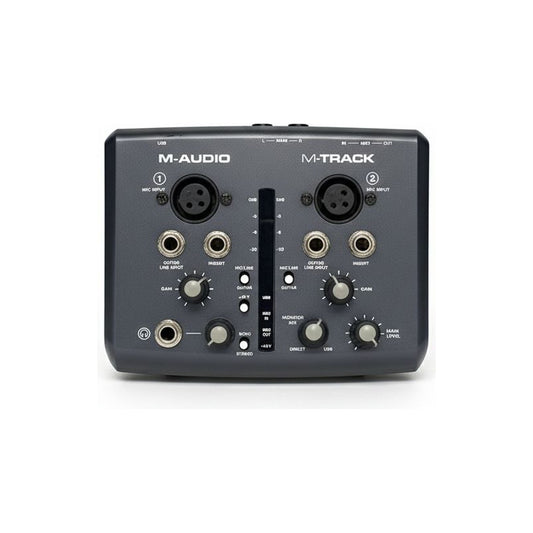 Interface M-audio M-track - Made In U S A - # 291 Preto 5v