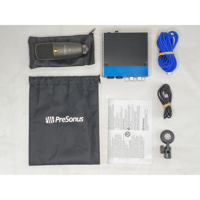 Kit De Estúdio Presonus Audiobox 96 Para Gravação Azul 5v