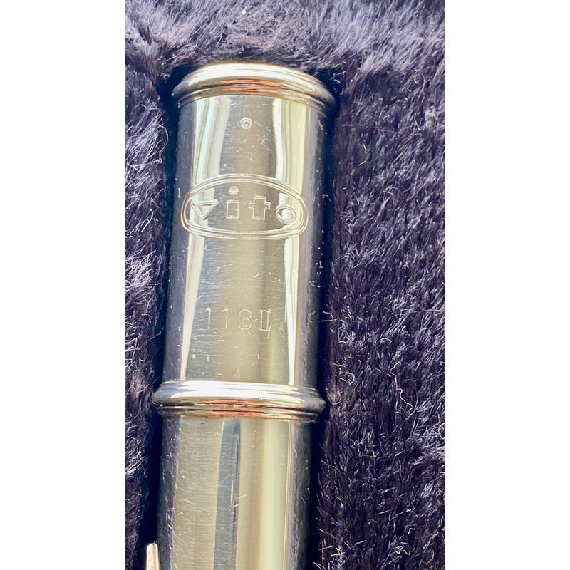 Flauta Transversal Yamaha Vito 113 I I -  Made In Japan #25 Prata