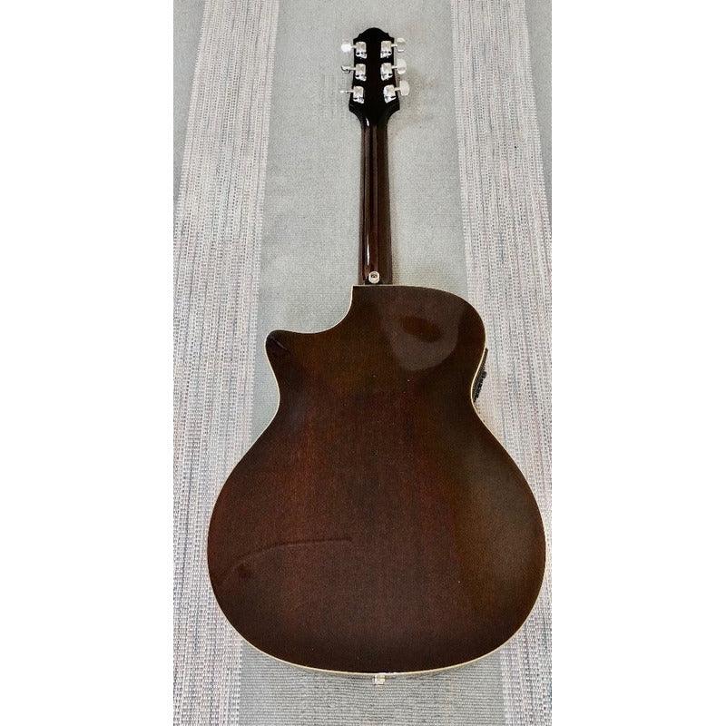 Violao Crafter Eletroacústico Jte98ceq Dbs - Made Korea Marrom-escuro