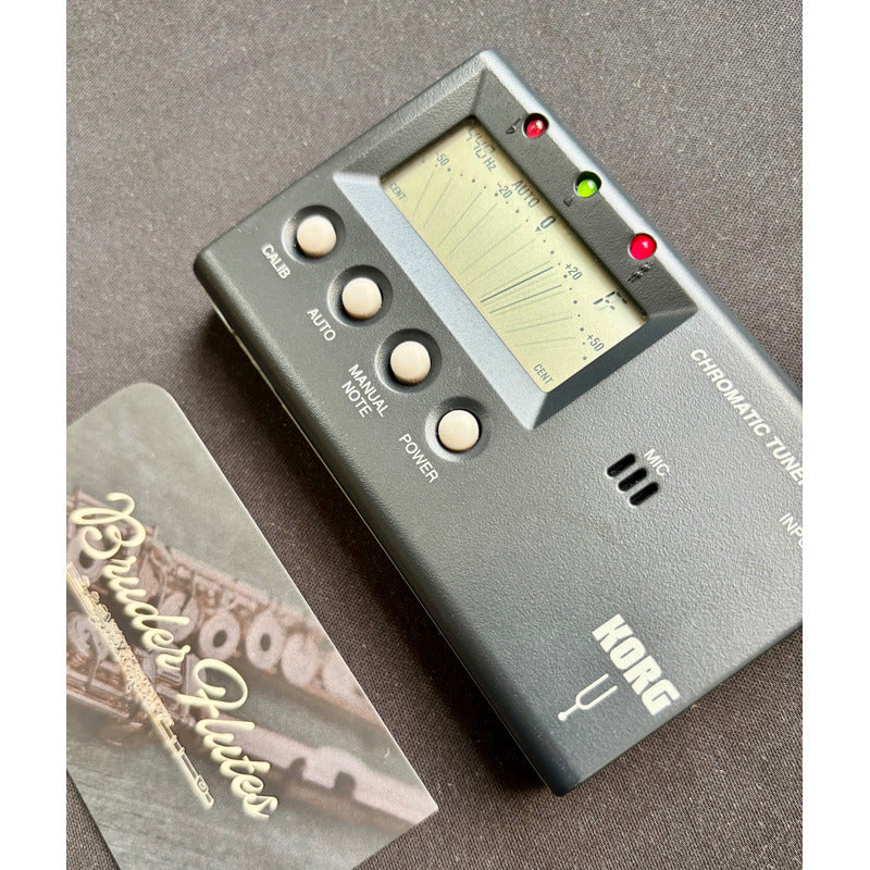 Afinador Korg Ca-20 Com Manual - Made In Usa Preto