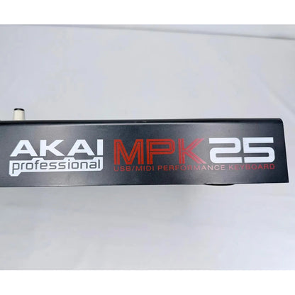 Teclado Controlador Midi Akai Mpk25 Com 25 Teclas Preto