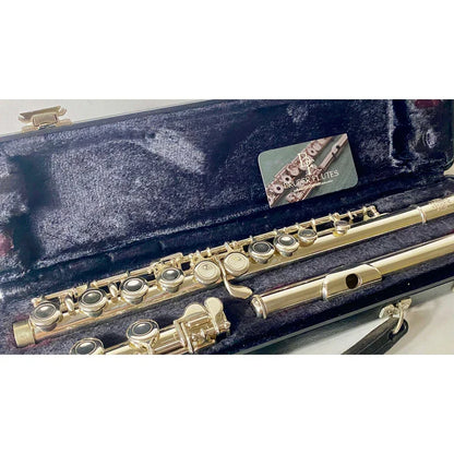 Flauta Transversal Amati Kraslice AFL 201 - Porta Lábio & Riser em Prata Maciça - Made in Czech Republic #102