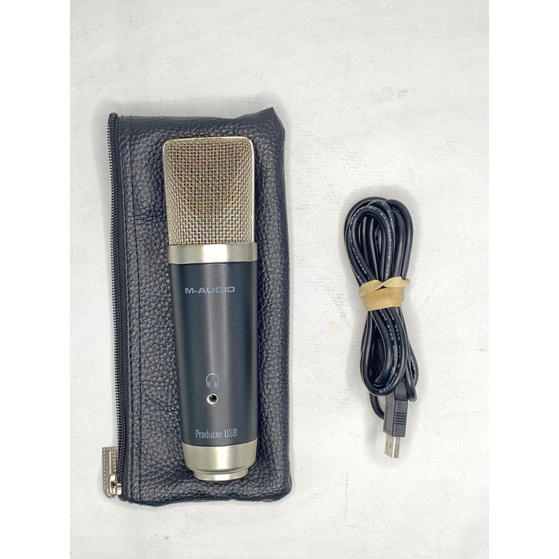 Microfone Condenssador M Audio Vocal Studio - Made In Usa Preto