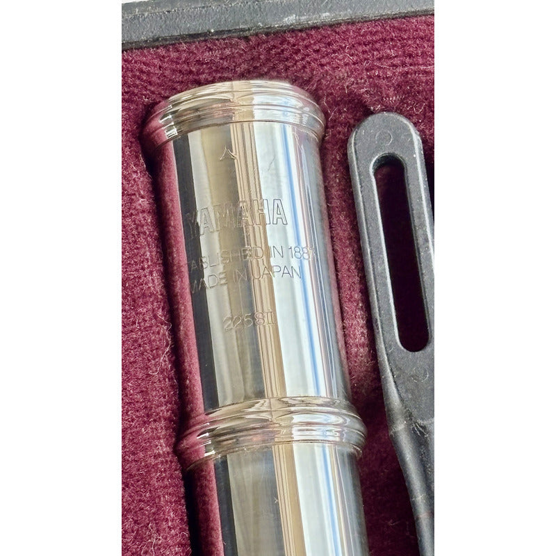 Flauta Transversal Yamaha 225 S I I / Made Japan  #94 Prata