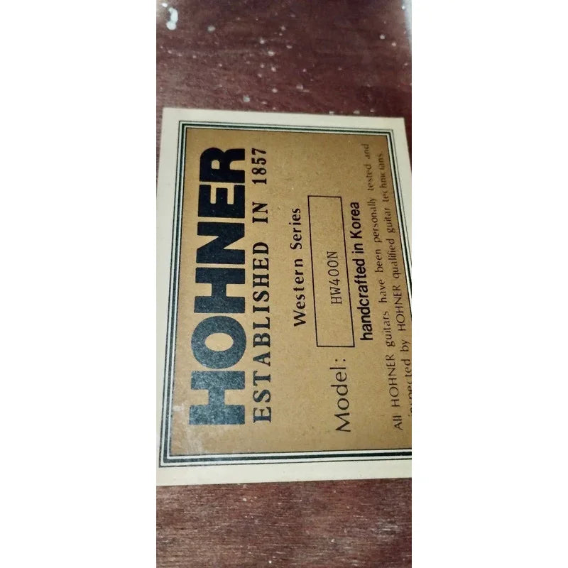 Violão Hohner Hw400n - Made In Korea - Tampo Sólido + Case