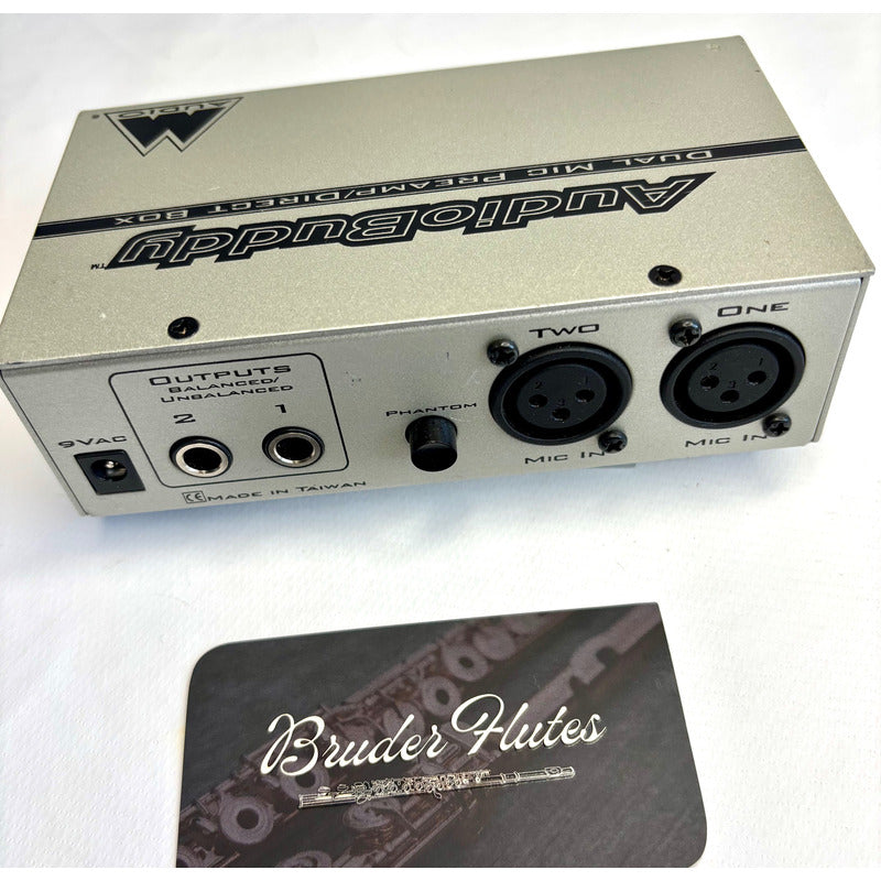 Pré Amplificador De Microfone M-audio Audiobuddy / Made in Usa #56