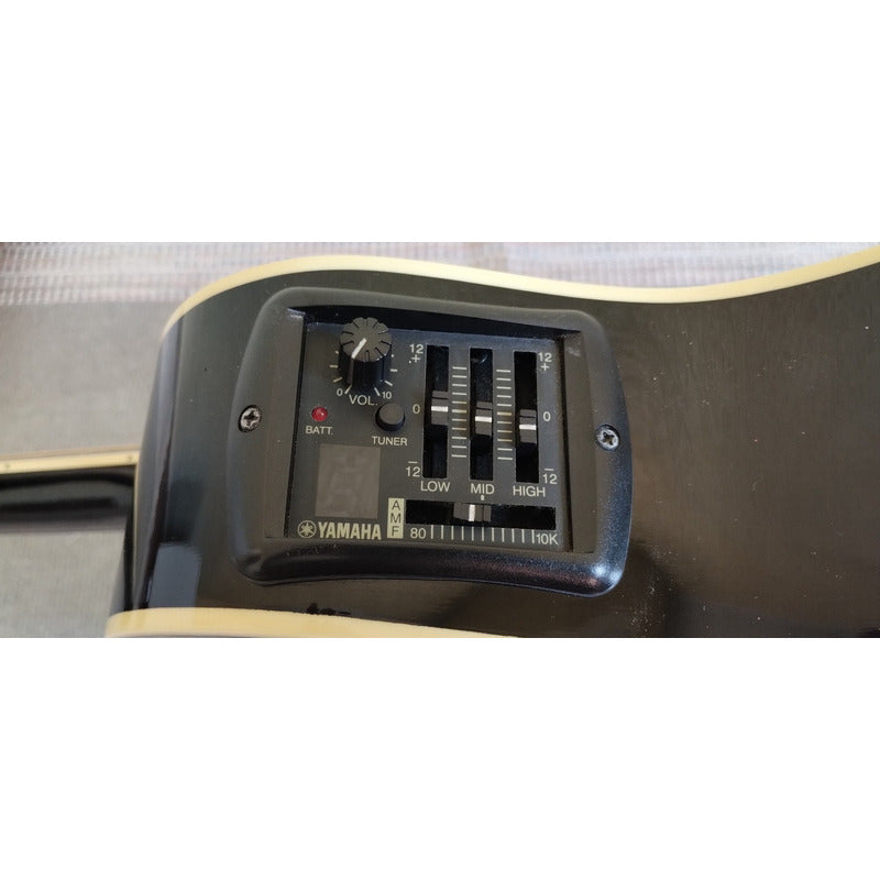 Violão Yamaha Apx 500 Bl / Eletroacústico + Hard Case  Black Destro