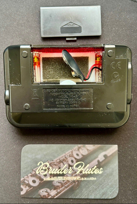 Afinador Fender Ag-6 Cromático - Red Sparkle - Made In Usa Vermelho