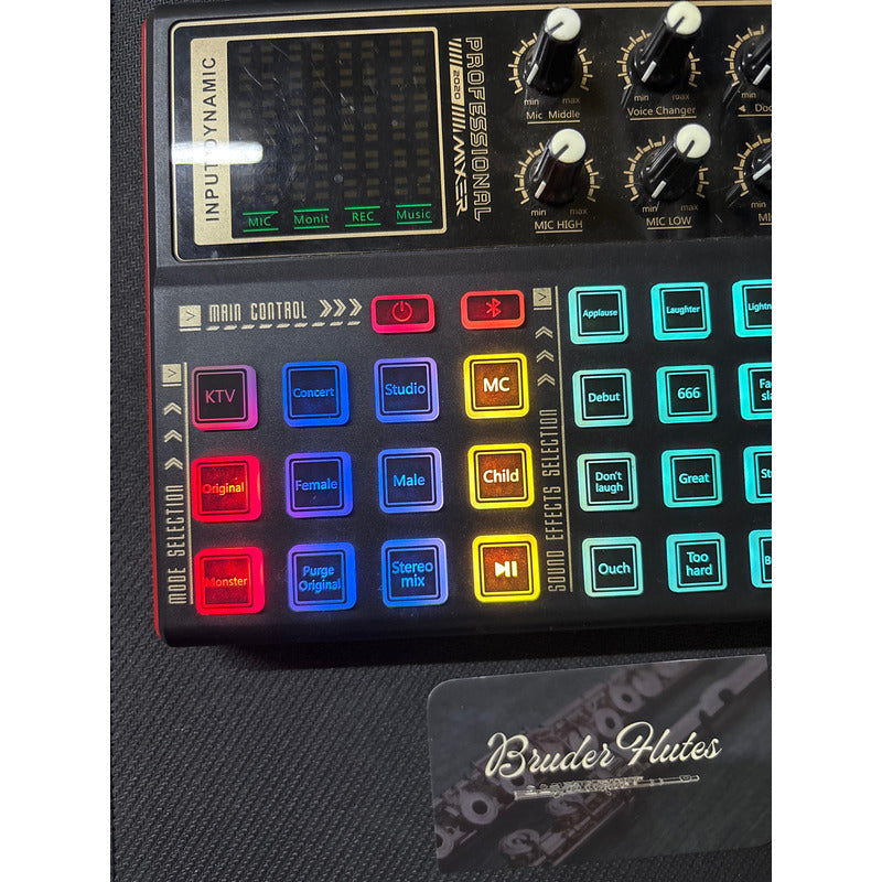 Placa De Som Sk300 Live, Trocador De Voz Externo / Mixer