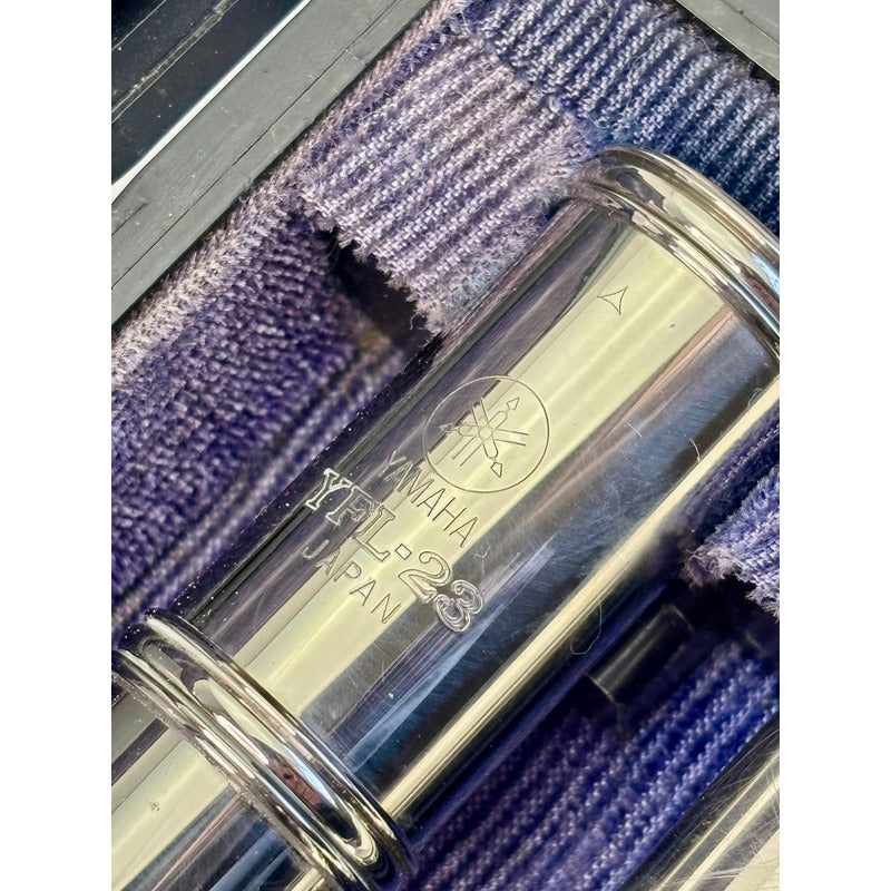 Flauta Transversal Yamaha Yfl 23  - Made Japan  #128 Níquel