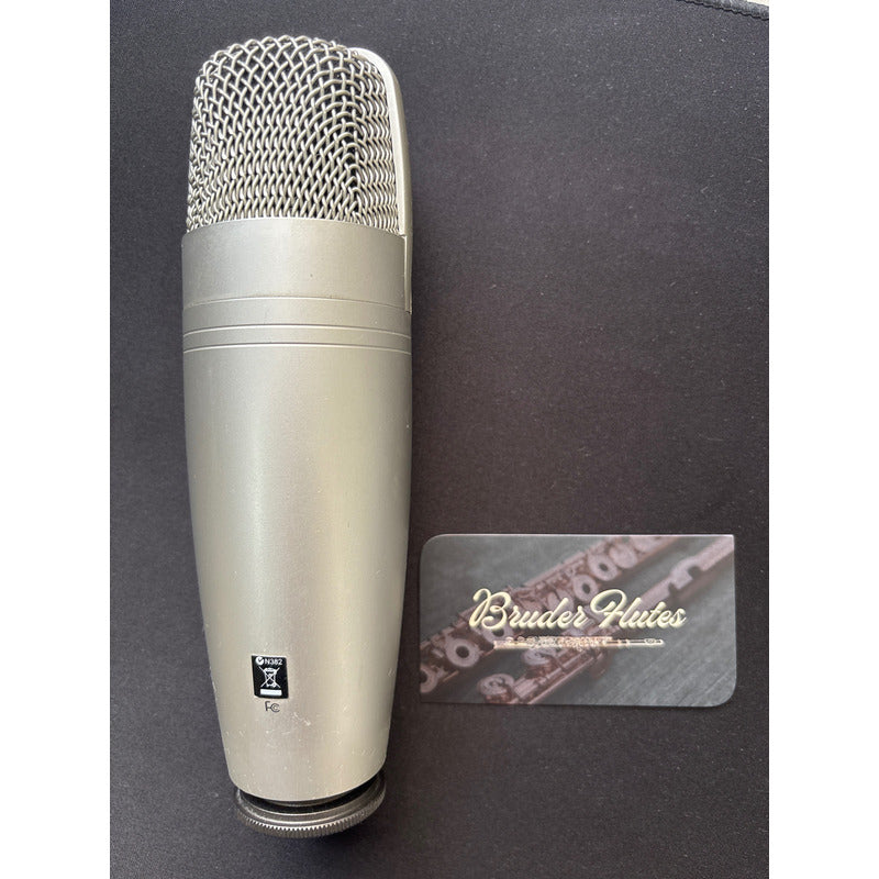 Microfone Usb Condensador Supercardioide Samson C01u - U S A Prateado