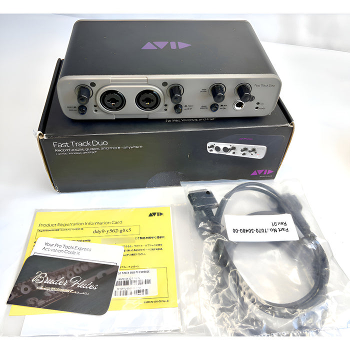 Interface Avid Fast Track Duo / U S A  #34 Prata 127/220v
