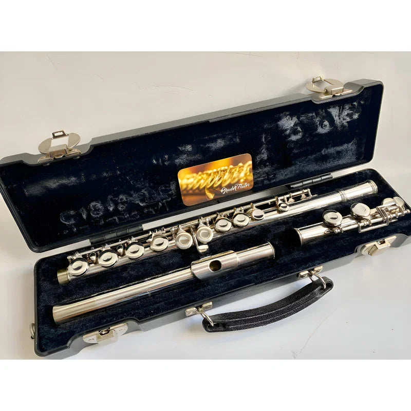 Flauta Transversal Olds Na77 S-  Made In U S A #17 Prata