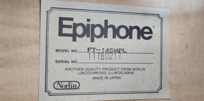 Violão EpiPhone FT145  MPL - Made In Japan - Acústico / Vintage - Tampo Sólido