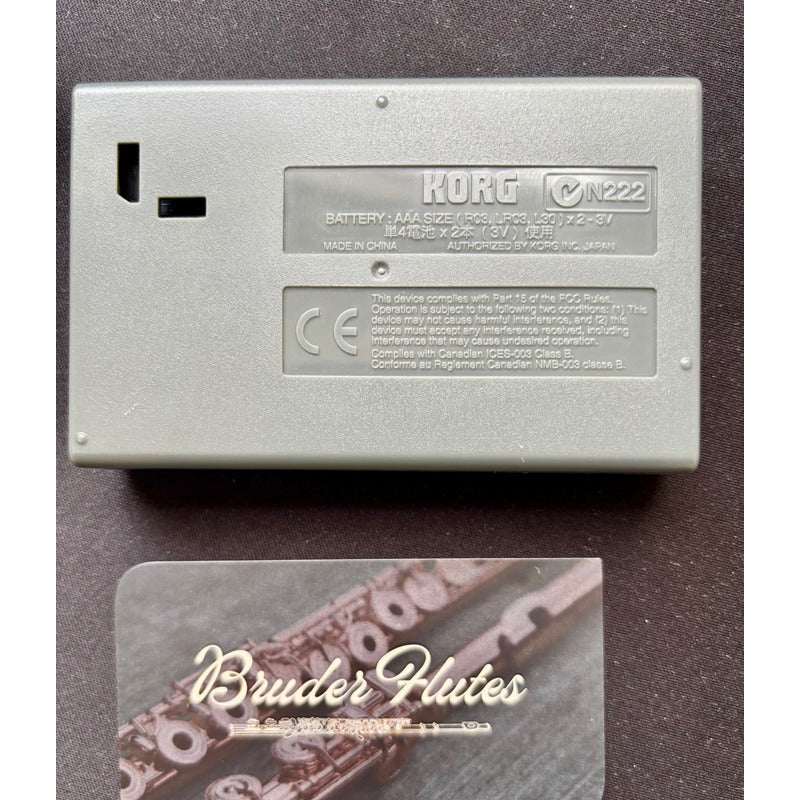 Afinador Korg Ca-20 Com Manual - Made In Usa Preto