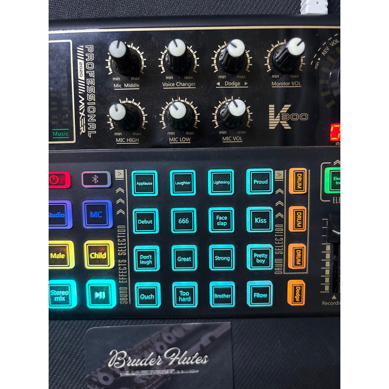 Placa De Som Sk300 Live, Trocador De Voz Externo / Mixer