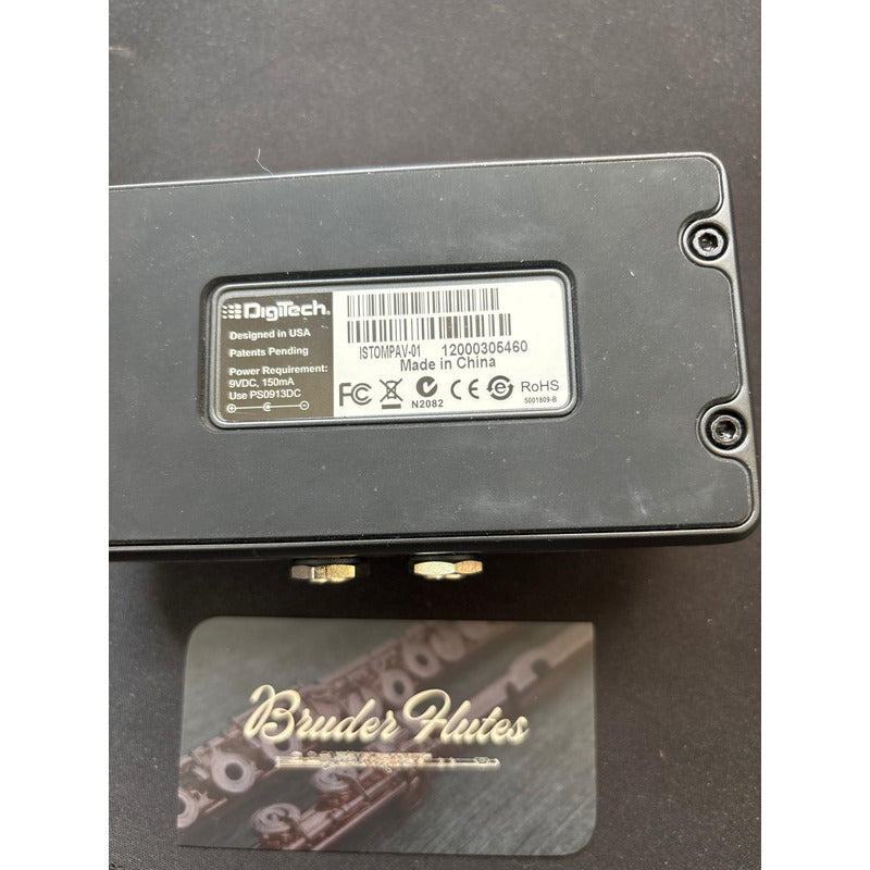 Pedal Digitech Istomp - Designed In Usa - Item Mostruário Preto