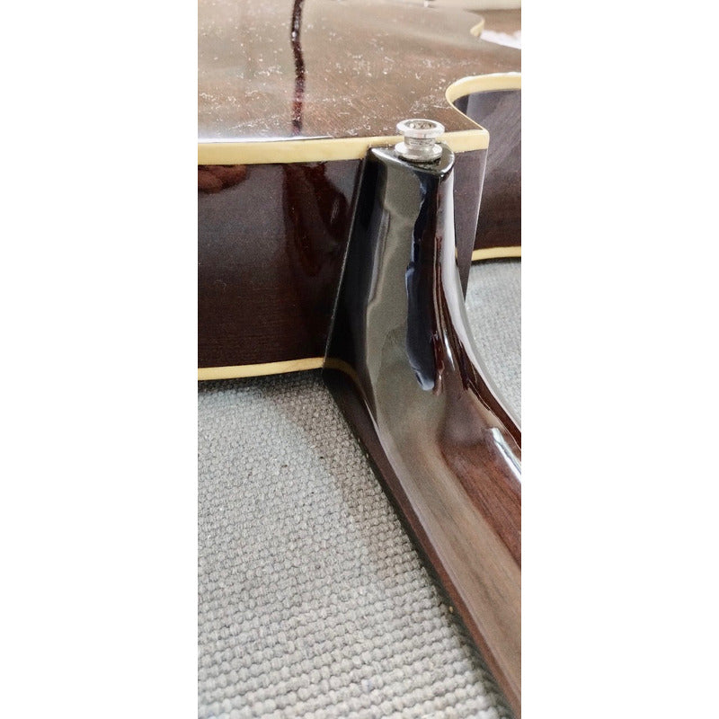 Violao Crafter Eletroacústico Jte98ceq Dbs - Made Korea Marrom-escuro