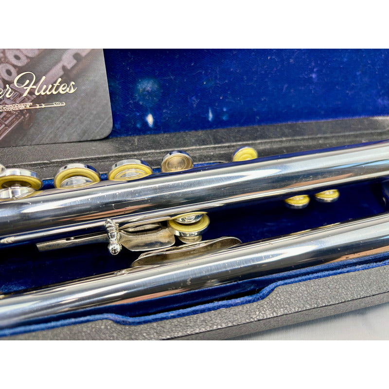 Flauta Transv Kotake K25s Japan / P Lábio + Riser Prata #79 Prata