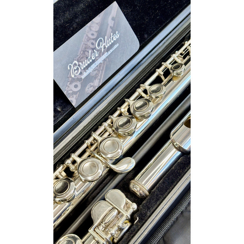 Flauta Transversal Yamaha 221 Silver / Made Japan  #122 Prata