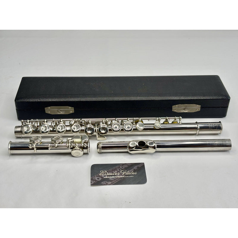 Flauta Transversal Prima Muramatsu 102 Bocal Wave/ Japan #92 Prata