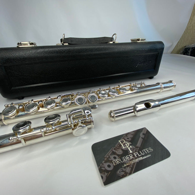 Flauta Transversal Alpine Dehan - Made In U S A    Prata #12 Prata