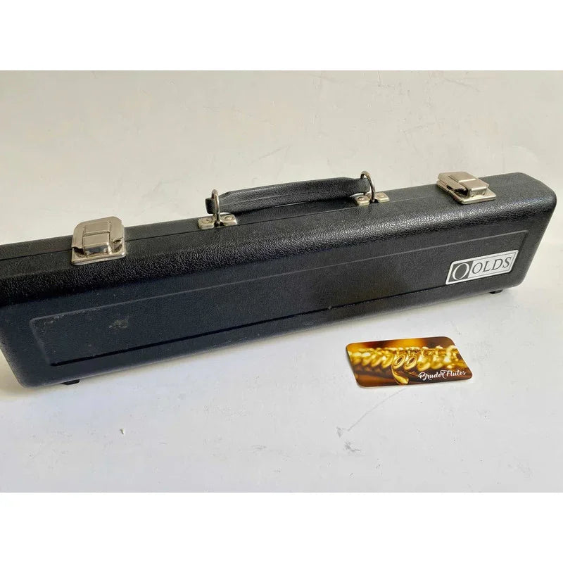 Flauta Transversal Olds Na75f P. Lábio +riser Prata Usa  #11 Prata